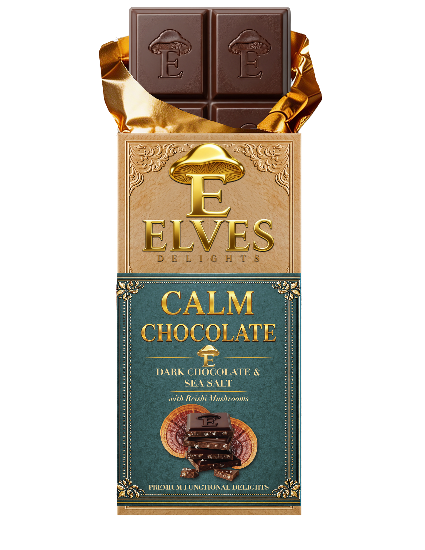 Calm Chocolate - Dark Chocolate with Sea Salt