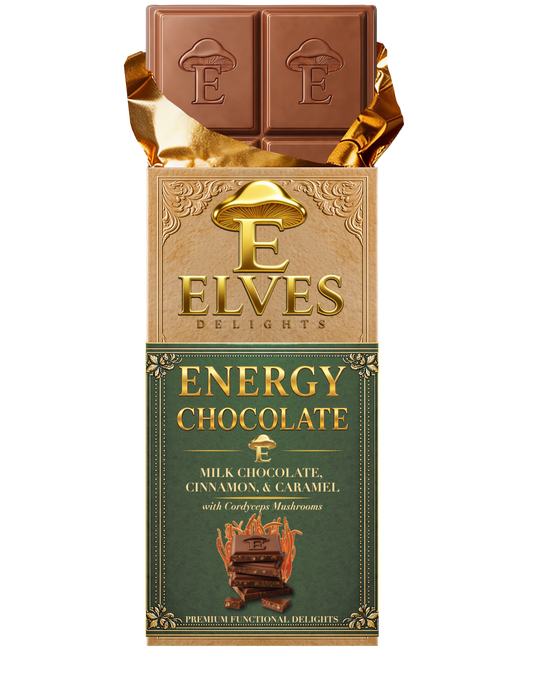 Energy Chocolate - Milk Chocolate, Cinnamon, & Caramel