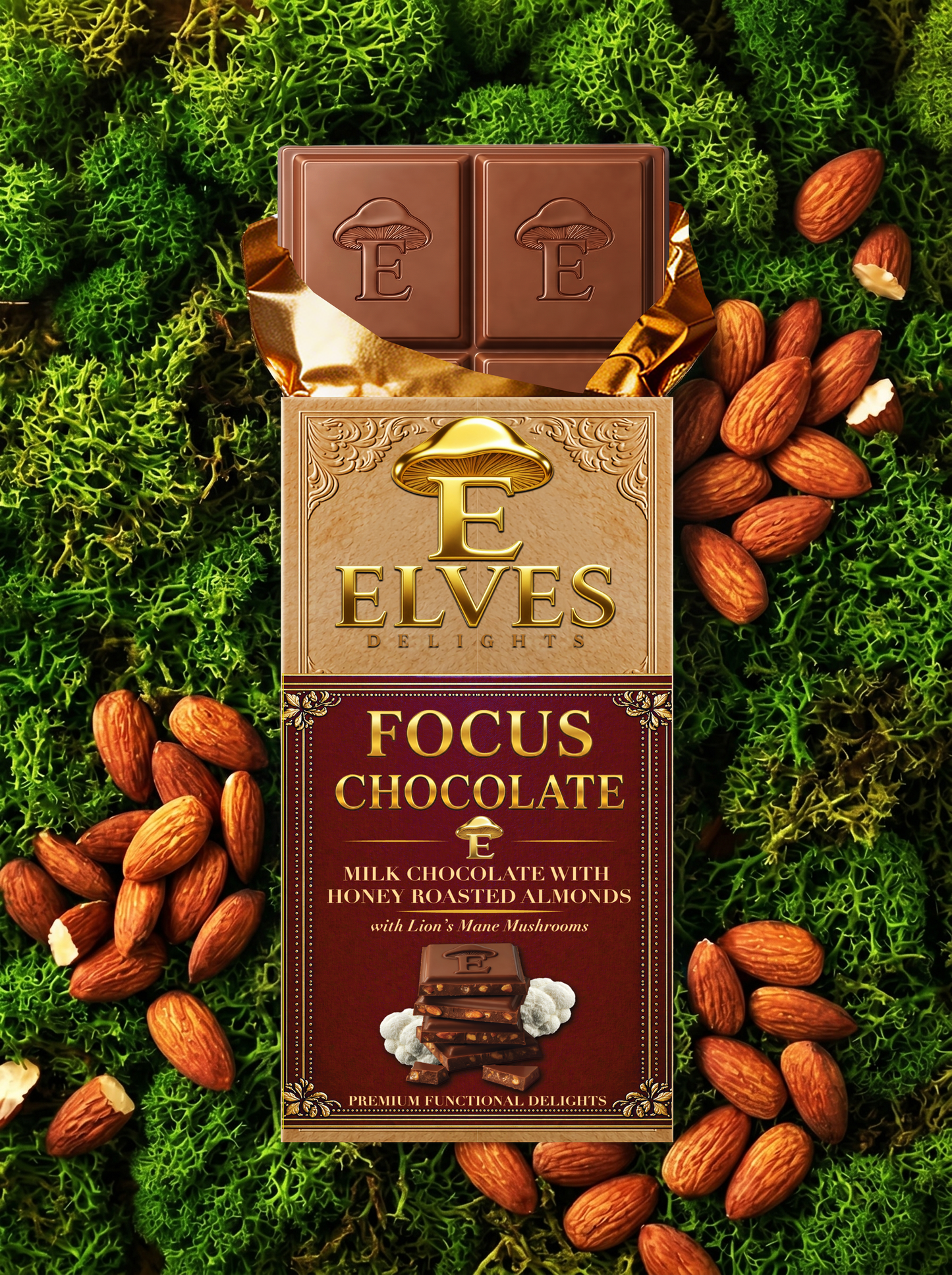 Focus Chocolate - Milk Chocolate with Honey Roasted Almonds