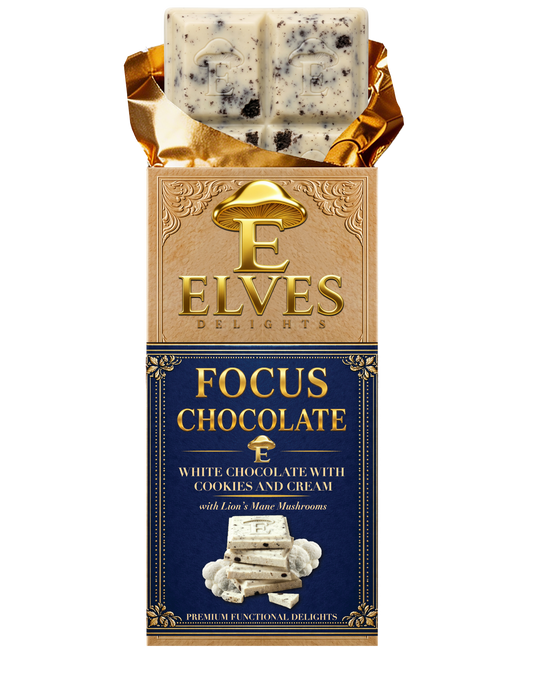 Focus Chocolate - White Chocolate with Cookies & Cream