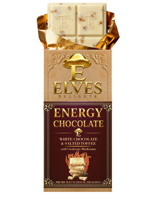 Energy Chocolate - White Chocolate & Salted Toffee