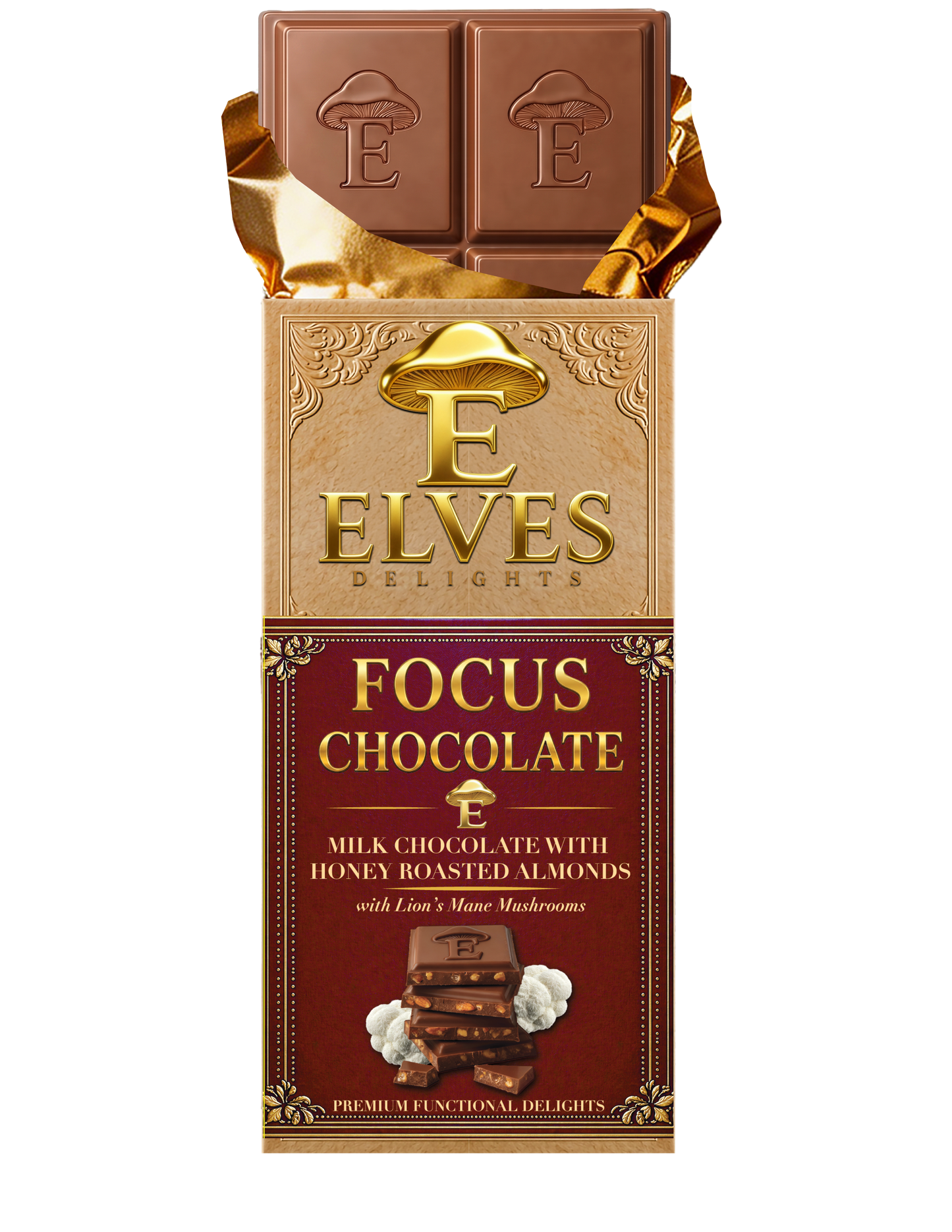 Focus Chocolate - Milk Chocolate with Honey Roasted Almonds